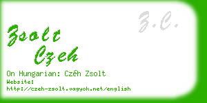 zsolt czeh business card